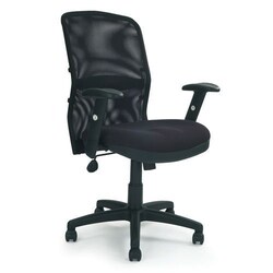 Manutan Jupiter Mesh Back Chair with Adjustable Lumbar Support, Quantity: