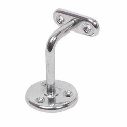 Manutan Handrail Bracket 75mm Projection Zinc Plated, Quantity: Each