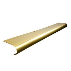 Manutan Altro Bull Nose Door Step 750mm Polished Brass, Quantity: Each