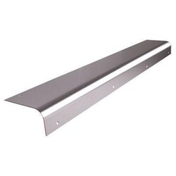 Manutan Altro Round Nose Door Step 825mm Stainless Steel, Quantity: Each
