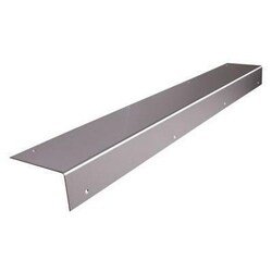Manutan Altro Angle Door Step 825mm Stainless Steel, Quantity: Each