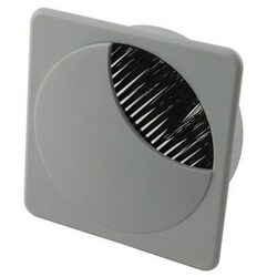 Manutan ION Square Cable Tidy 80mm Grey, Quantity: Each