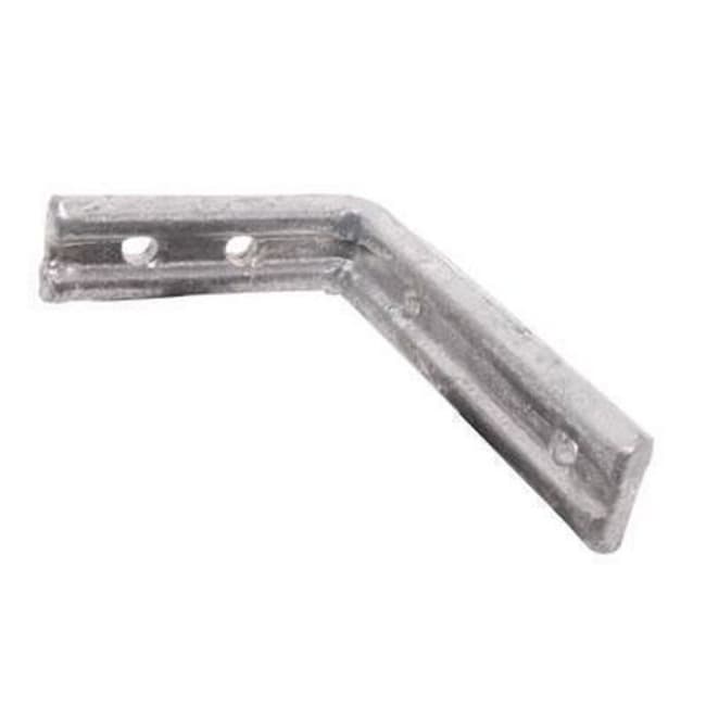 Fluted Steel Angle Bracket 125 x 100mm Galvanised Fisher Scientific