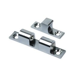 Manutan Veel 2 Double Ball Roller Catch 60 x 12mm Satin Chrome, Quantity: