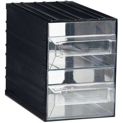 Manutan Block-drawers, material: plastic, Structure colour: black, drawer