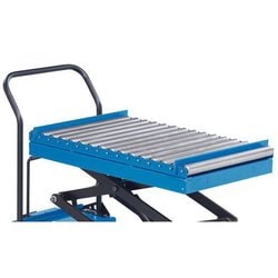 Manutan Tray steel roller, Force: 300 kg, overall width: 500 mm, length