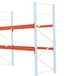 Manutan Pr of Pallet racking G-beam orange 950mm 2000kg load, Quantity: