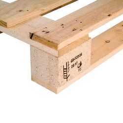 Manutan Timber Pallet 1200mm x 1000mm 4-Way HT, Quantity: Each