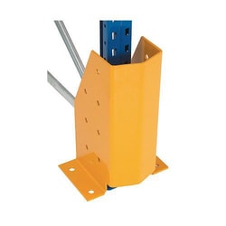 Manutan Pallet Racking Frame Protector 600mmh Yellow, Quantity: Each