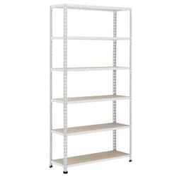 Manutan Rapid 2 2440hx1220wx455mmd Grey 6 Chipboard Shelves, Quantity: