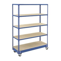 Manutan Rapid 2 Mobile Bay 1700h x 1220w x 457mmd 5 levels Blue, Quantity: