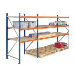 Manutan Rapid Span Add On Bay 3000hx1500wx900mmd 4 Standard Levels, Quantity: