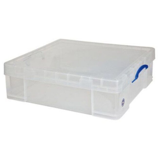 Manutan 70ltr Clear Really Useful Box, Quantity: Each | Fisher Scientific