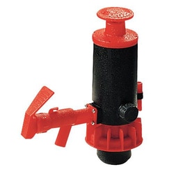 Manutan Transfer pump, model: Red pump, use: aqueous, caustic Solutions,