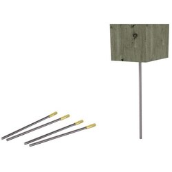 Manutan Stainless steel sealing kit for free-standing picnic table, Quantity: