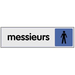 Manutan Pictogram plexiglas material: Plexiglass, Message: men, mounting: