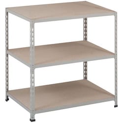 Manutan Storage rack Manutan Rapid 2, 914x915x610, galvanised, Quantity: