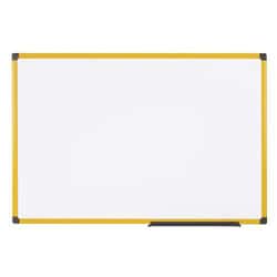 Manutan Industry Maya magnetic whiteboard, yellow, 90 x 60 cm, Quantity: