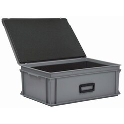 Manutan BAC-Briefcase Rako with lid, capacity: 40 L, overall length: 600