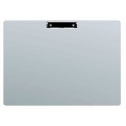 Manutan Aluminium clipboard A3 with metallic clip, Quantity: Each