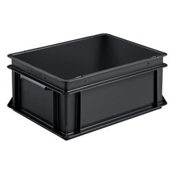 Manutan Plastic box Europe ESD 15 l 400 x 300, Quantity: Varje