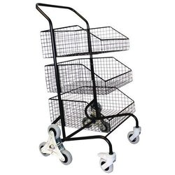 Manutan Compact mail distribution trolley with three baskets, Quantity: