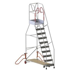 Fimm Ladder shelving metal to automatic detention, working height: 4.31