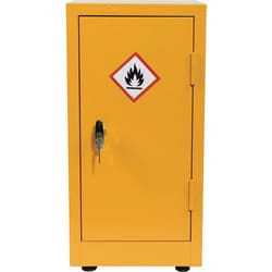 Manutan COSHH Yellow Flammable Storage Cabinet HxWxD 700x355x305mm, Quantity:
