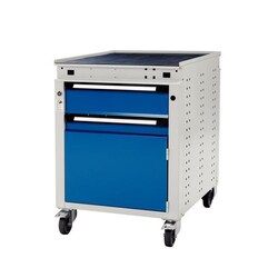Manutan Mobile Workbench Function 60, width: 60.5 cm, depth: 75 cm, height:
