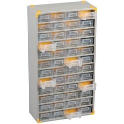 Manutan X2 Multi Drawer Metal Compact 73 Cabinet, Quantity: Pack of 2