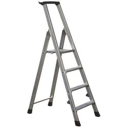 Manutan Class 1 Industrial Platform Stepladder 4 Treads, Quantity: Each