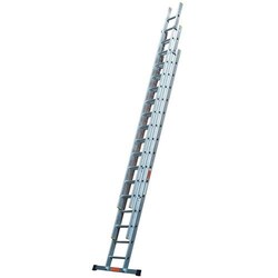 Manutan Triple Extension Ladder with Stabiliser Bar 4.0m, Quantity: Each