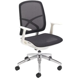 Manutan Buzz Mesh Office Chair with Armrests, Quantity: Each