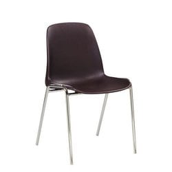 Manutan Chair fire hull, seat material: Polypropylene, seat depth: 42 cm,