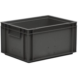 Manutan European standard recycled food container - 19 L, Quantity: Each
