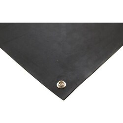 Manutan Black ESD Floor Mat 600x1200mx3mm, Quantity: Each