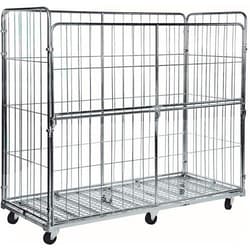 Manutan Safety roll container Maxi - half opening angle -400 kg, Quantity: