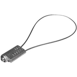 Manutan Sealed cable steel quality, colour: grey, material: steel, overall