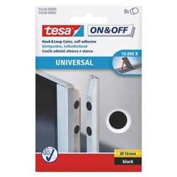 TESA Velcro Round Tesa On & Off, Quantity: Varje