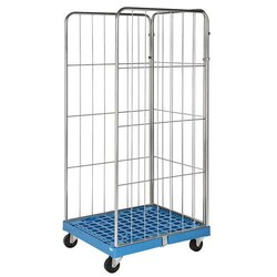 Manutan Roll container 3 side panels 725 x 810 x 1800 mm - 400 kg, Quantity: