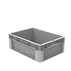 Schoeller Allibert Euro box Click gray 12 l Close bottom / sides, Quantity: