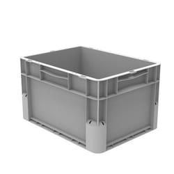 Schoeller Allibert Euro box Click gray 20 l Close bottom / sides, Quantity: