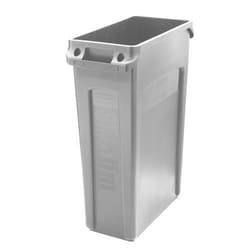 Rubbermaid Slim Jim waste bin High 87 l, Grey, Quantity: Varje