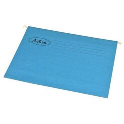 Manutan 1SET Hanging folders A4 Blue, 25 pcs., Quantity: 1 uppsättning