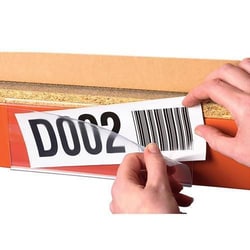 Manutan 1SET Extra labels 100x54 100pcs White, for shelf marking, Quantity: