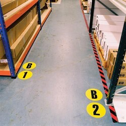 Manutan Floor marking self-adhesive Y, Ø190 mm, Quantity: Varje