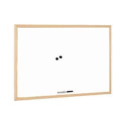 Manutan Whiteboard with wooden frame 60 x 45 cm, Quantity: Varje
