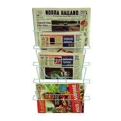 Manutan Newspaper holder Chrome, Quantity: Varje