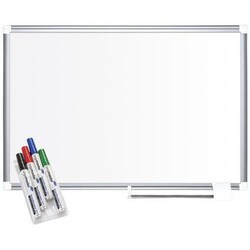 Manutan Maya whiteboard 120 x 90 cm + 4 pens, Quantity: Varje