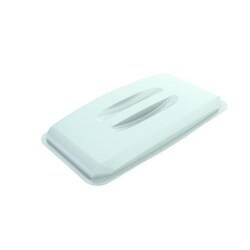 Durable Lid 60 L White For Waste Container Rectangle, Quantity: Varje